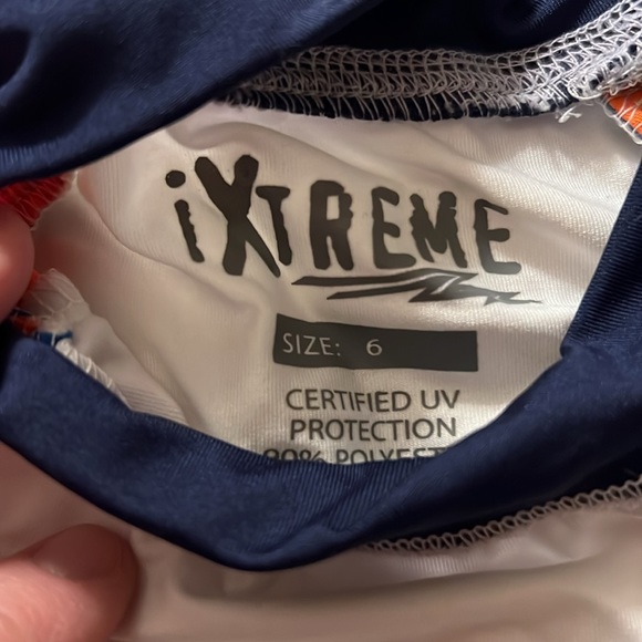 IXtreme swim Rashguard size 6 - Picture 3 of 3